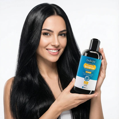 Bidoze Argan & Biotin Özlü Organik Şampuan 250 Ml. | Dökülme ve Kepek Karşıtı Onarıcı Bakım
