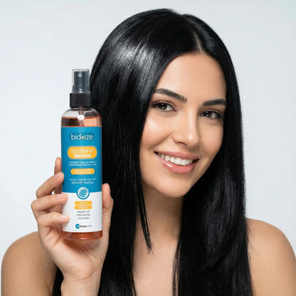 Bidoze Besleyici Onarıcı Yoğun Saç Bakım Serumu 250 ML | Argan Keratin Biotin Kolajen Zengin İçerikli | Kabarma Önleyici & Isı Koruyucu