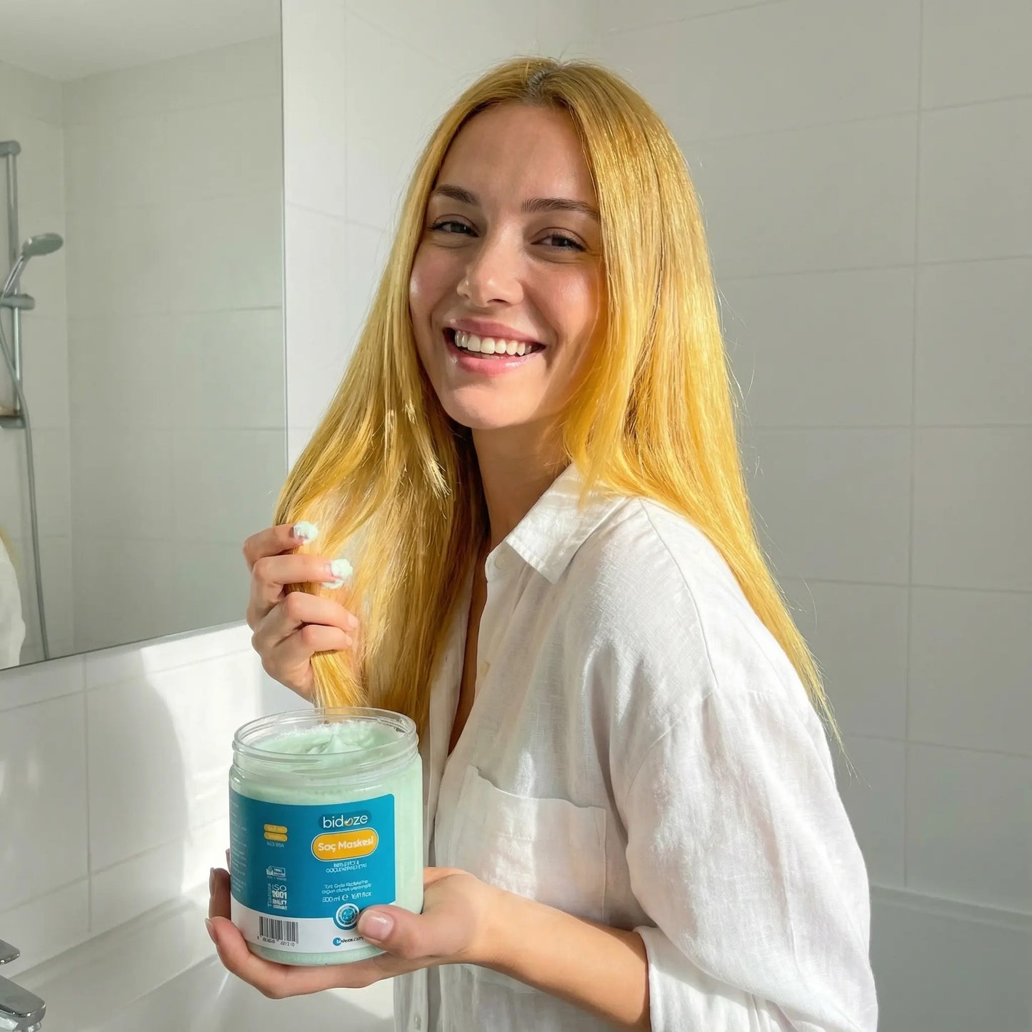 Bidoze Kolajen & Keratin Özlü Onarıcı Saç Maskesi 500 Ml | Yıpranmış Saçlar İçin Yoğun Bakım