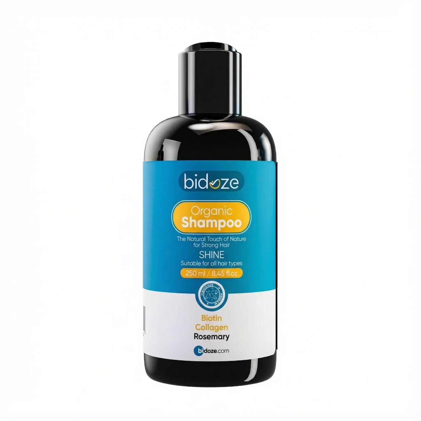 Bidoze Argan & Biotin Özlü Organik Şampuan 250 Ml. | Dökülme ve Kepek Karşıtı Onarıcı Bakım