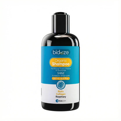 Bidoze Argan & Biotin Özlü Organik Şampuan 250 Ml. | Dökülme ve Kepek Karşıtı Onarıcı Bakım